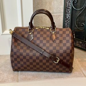 Louis Vuitton Speedy Bandouliere 30 Damier Ebene
